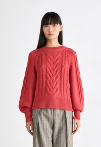 BOSS FORTA - Striktrøje - light/pastel red