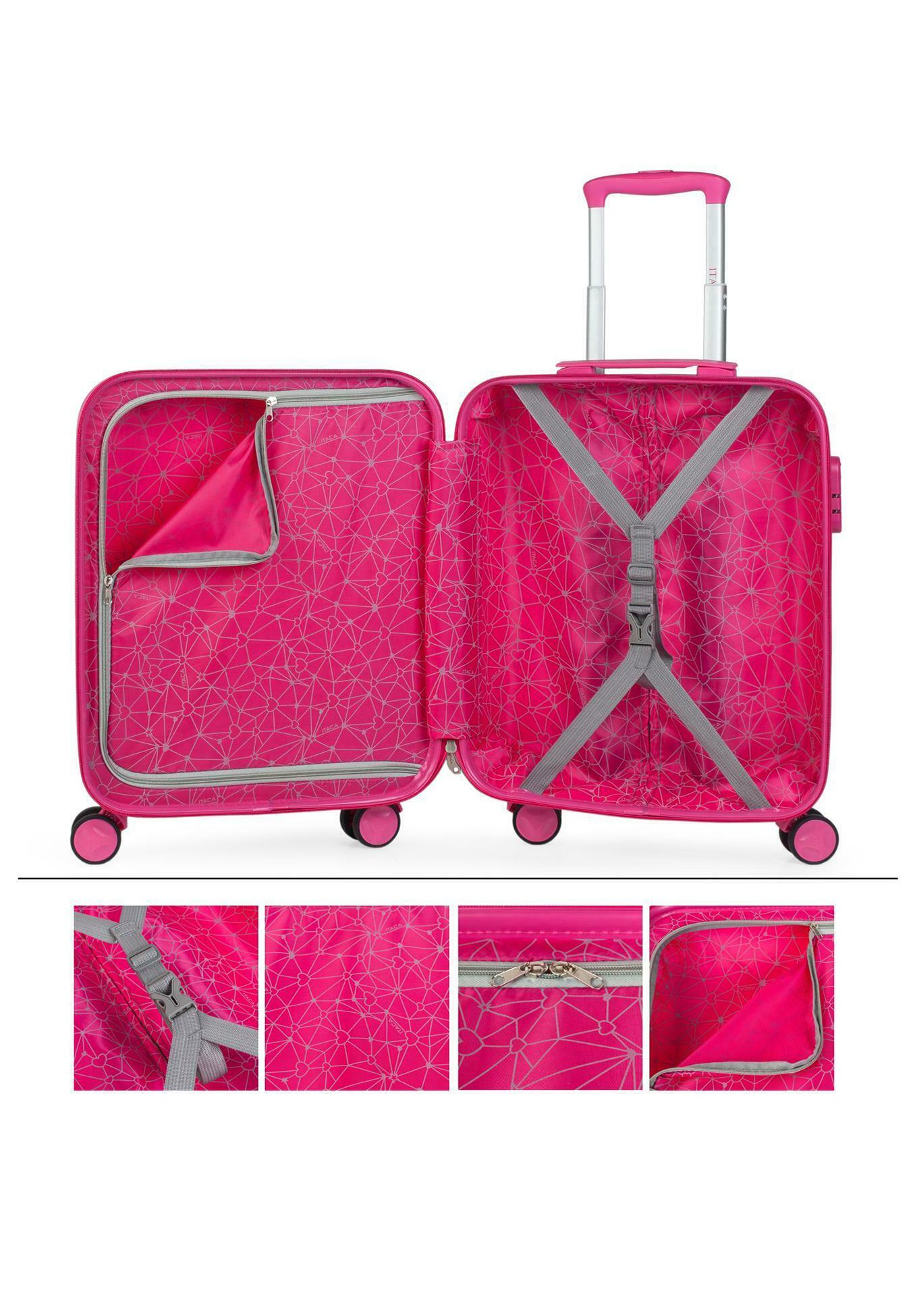 Itaca STARS SET - Trolley - fucsia/fucsia neón - Zalando.es