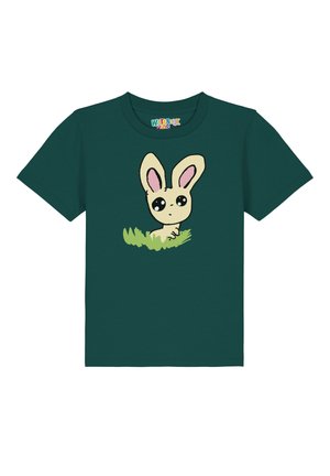 OSTERHASE IM GRAS - T-shirt imprimé - glazed green