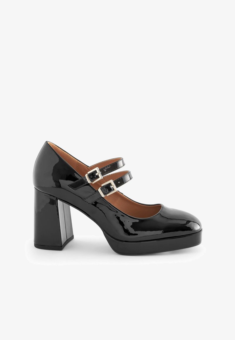 Next FOREVER COMFORT® PLATFORM MARY JANE SHOES - Platform magas sarkúk - black