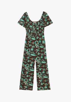 FatFace, REGULAR FIT - JUMPSUIT . - Kezeslábas - chocolate brown batik