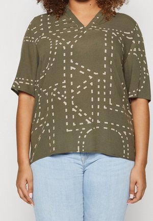 ONLY Carmakoma, Blouse - khaki
