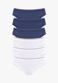 Unausgewählt, marine + weiß