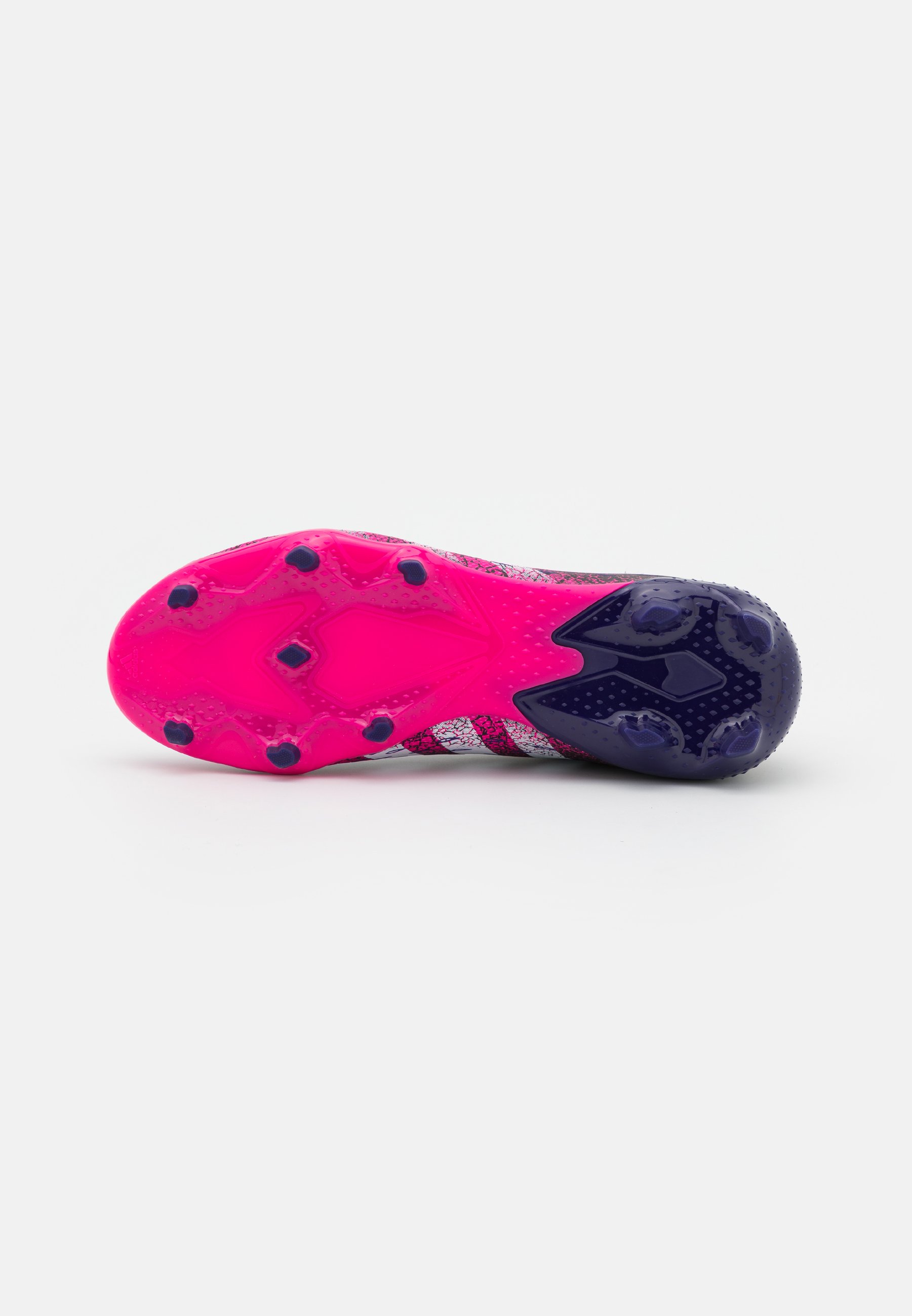 adidas Performance PREDATOR FREAK - Botas de fútbol con tacos - core  black/footwear white/shock pink/negro - Zalando.es