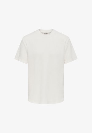 Only & Sons, T-SHIRT ONSLAZIO T-SHIRT - T-Shirt basic - cloud dancer