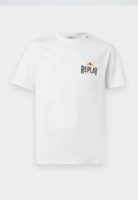 Print T-shirt - natural white