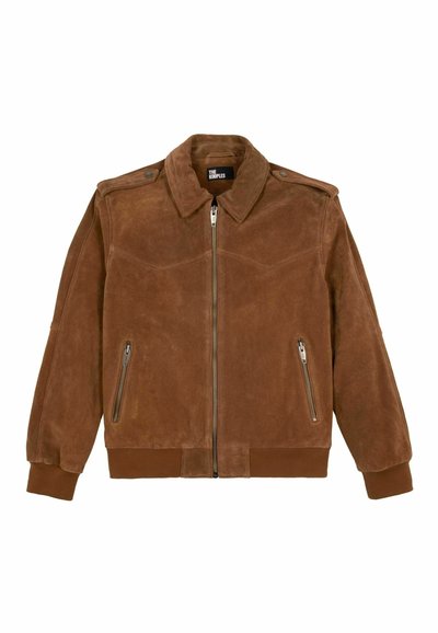 The Kooples Lederjacke - camel