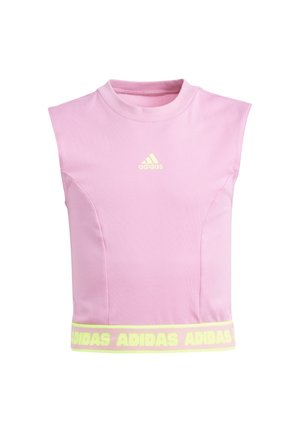 DANCE TANK - Top - bliss pink/lucid lemon