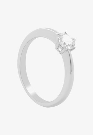 MUAU Schmuck SOLITAIRE RING DIAMANT 0.50CT. - Ring - weißgoldfarben