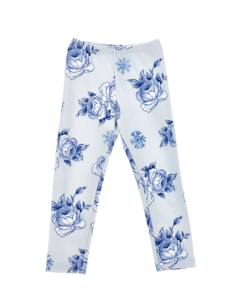 Monnalisa ELSA FROZEN DISNEY FANTASIA  - Leggings - nuvola/blunavy