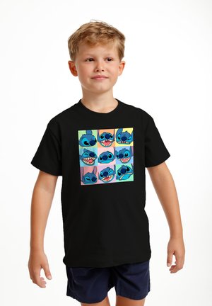 Henry Tiger, LILO & STITCH 9 BOX STITCH - T-shirts print - black