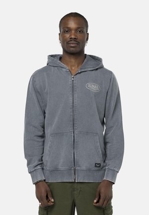 À CAPUCHE EN CRUZ - Sweat zippé - gris