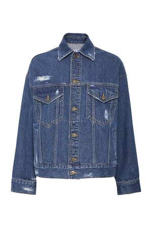BALL BASERRE - Jeansjakke - meduim blue wash