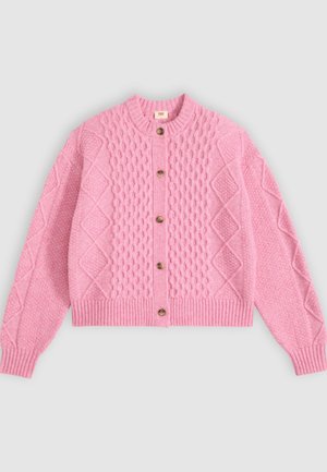 Levi's®, CHARLOTTE CREWNECK CARDIGAN - Gilet - wild rose heather wild rose