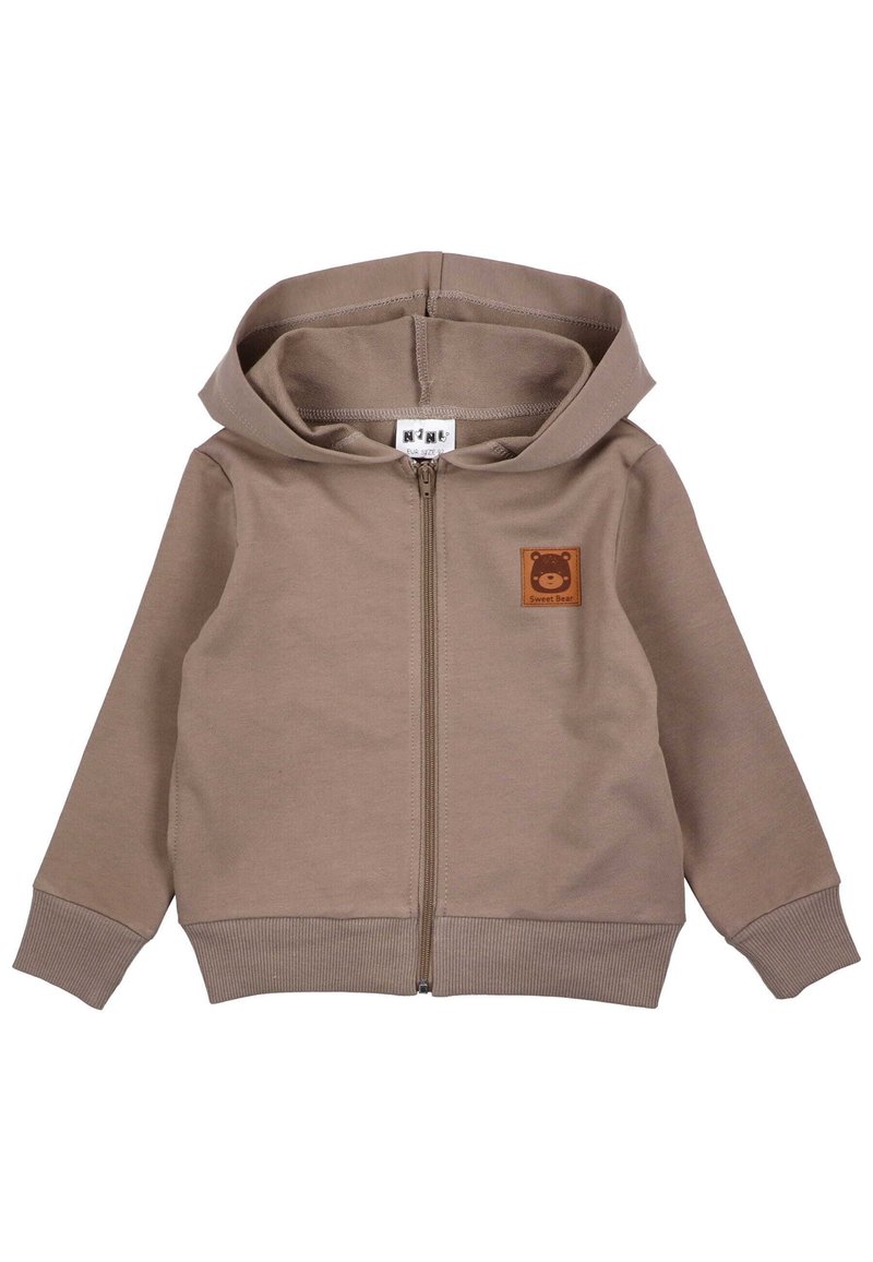 Nini HERBST - Felpa con zip - braun