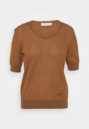 T-shirt basic - dark brown sugar