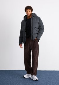 Champion Rochester ICONS HOODED JACKET - Vinterjakke - black