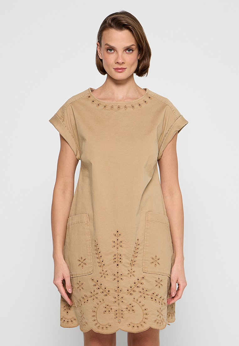 RIANI Jurk zandkleur RIANI Jurk zandkleur