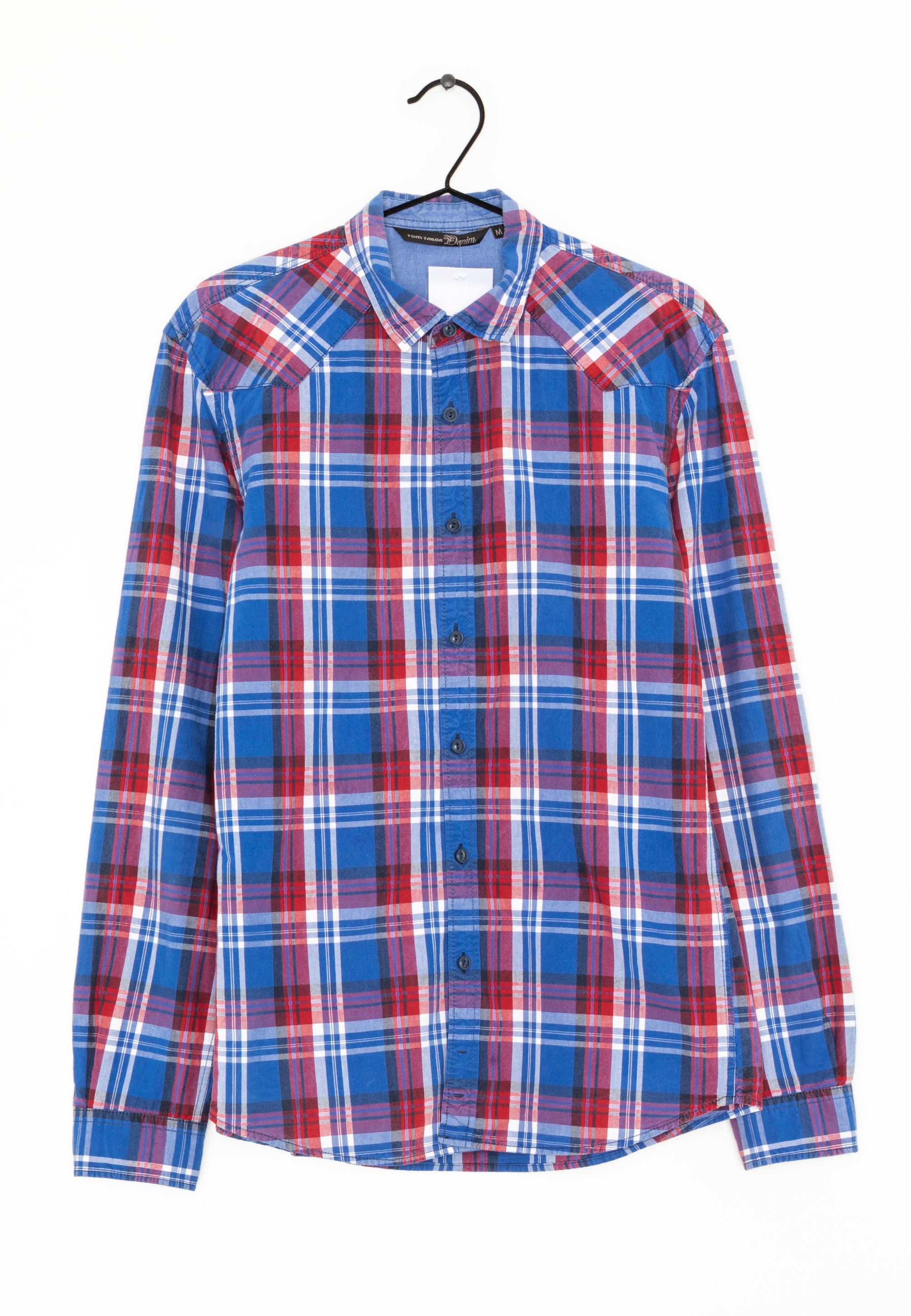 TOM TAILOR DENIM Chemise blue/multicolore (Seconde main) ZALANDO