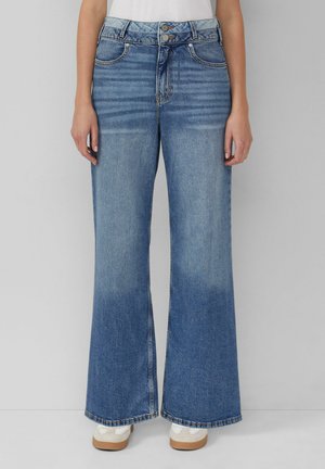 SURI HIGH RISE WIDE DOPPELTER TAILLENBUND - Jeans baggy - blau