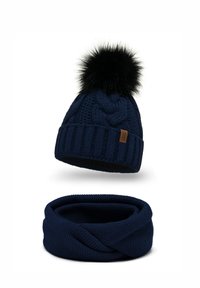 SET - Nyakmelegítő arcmaszk - dark blue