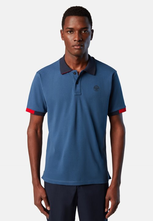 North Sails Black Cotton Men Polo Shirt