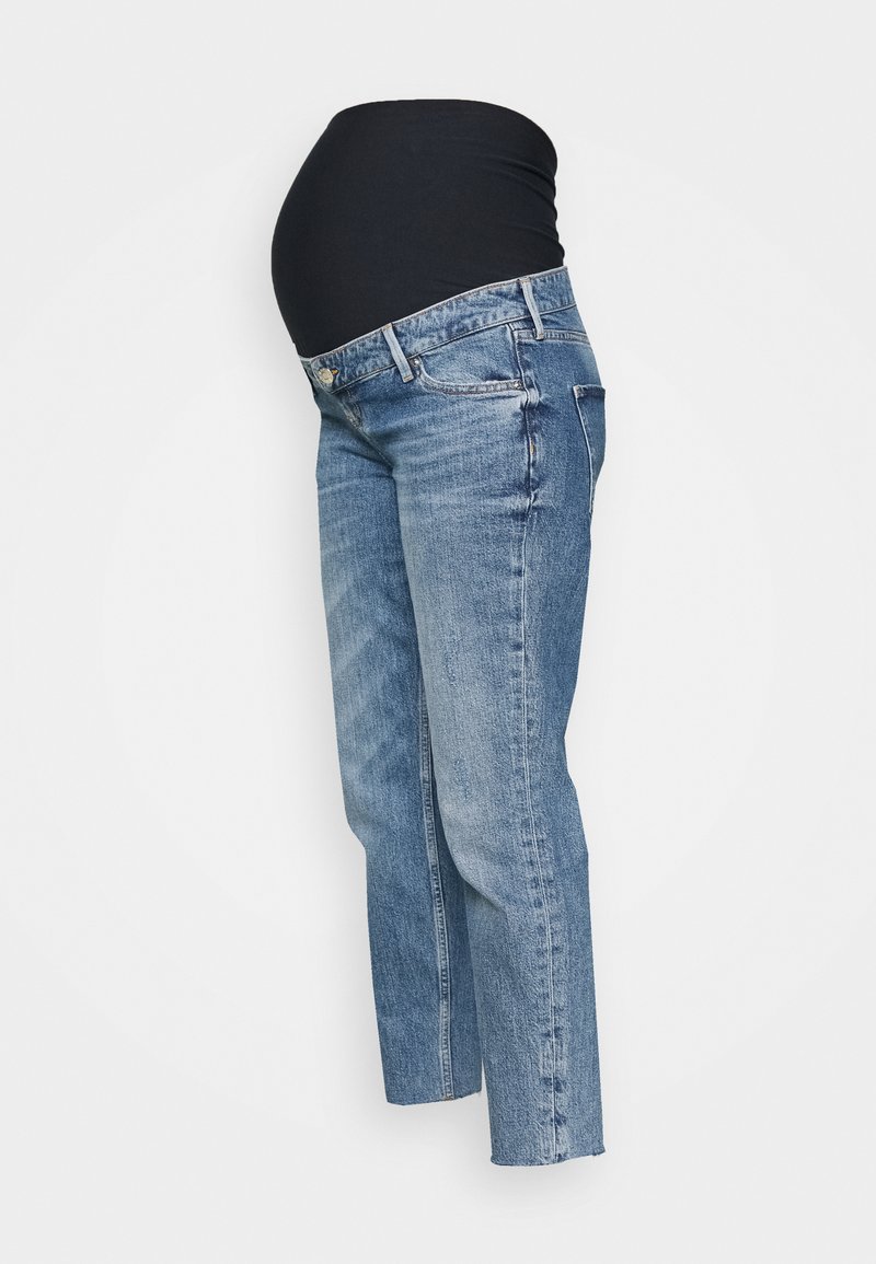 River Island Maternity Jeans Tapered Fit donkerblauw