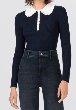 Top s dlouhým rukávem - dark blue