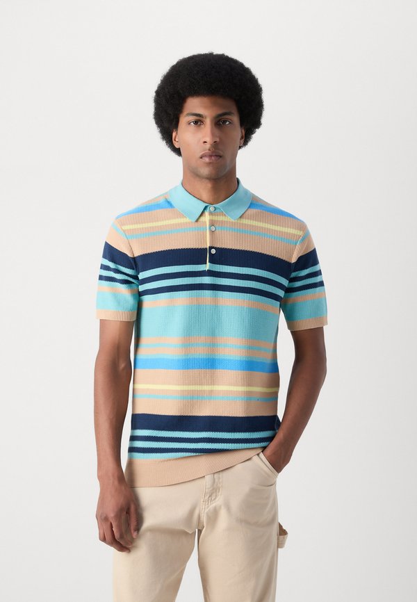 STRUCTURED REGULAR FIT - Polo shirt - soft camel3