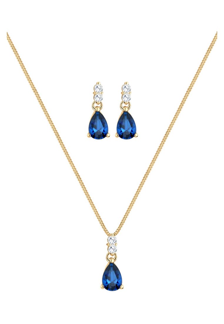 Damen Halsketten | Elli JEWELRY SET CLASSIC Ohrringe gold-coloured/goldfarben - KD84075 Damen Halsketten | Elli JEWELRY SET CLASSIC Ohrringe gold-coloured/goldfarben - KD84075