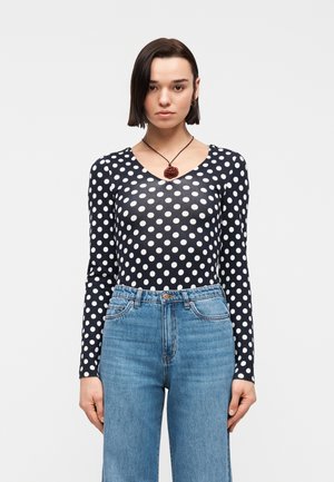 ONLLIVE LOVE V NECK BODY - Μπλούζα με μακριά μανίκια - night sky