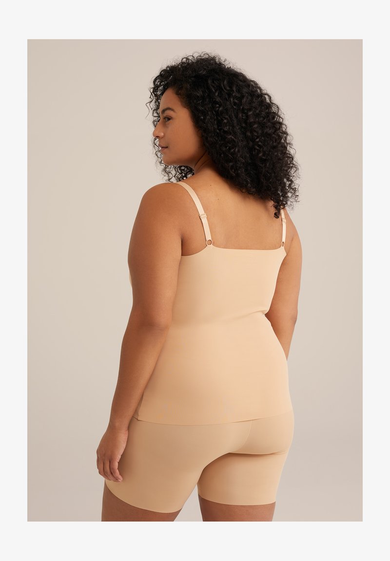 WE Fashion SINGLET - Apatiniai marškiniai - light brown