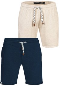 INDICODE JEANS 2 PACK EDDY - Short - sand mix navy