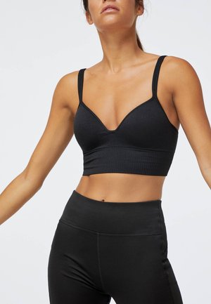 Sport-bh met medium support - black