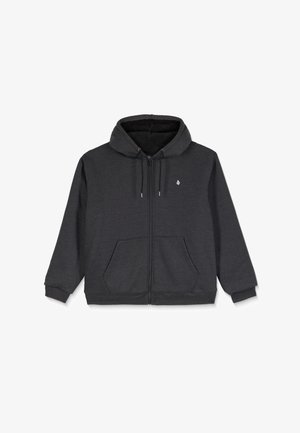 Volcom, HOODIE SINGLE STONE - Sweat zippé - heather black