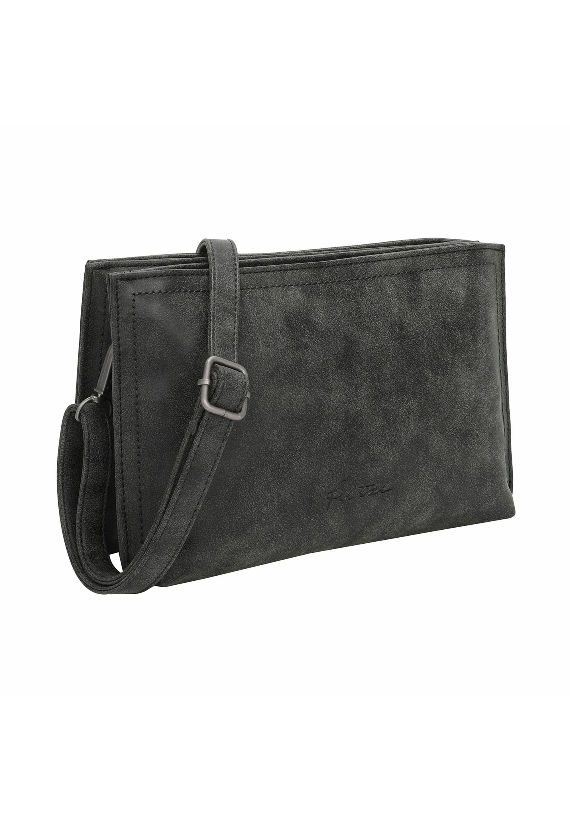 Sac Cabas à Bandoulière Fritzi Aus Preußen - Toile Imprimée Flower Fruity Rouge - Neuf Avec étiquettes