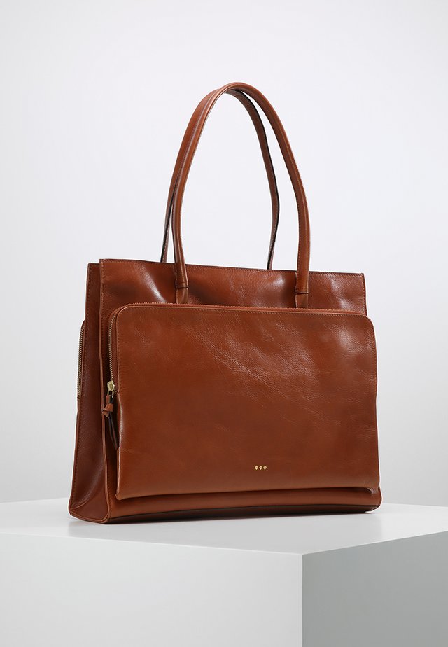 MEL - Shopping Bag - cognac