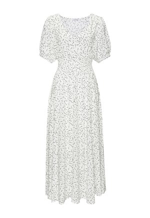 LASCANA, Maxi dress - weiß-schwarz bedruckt