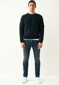 Next SUPER STRETCH COMFORT - Traperice ravnih nogavica - mid blue tint