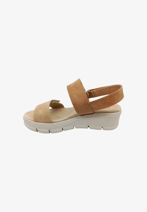 Amarpies, SANDALO DONNA - Sandali con plateau - marrone