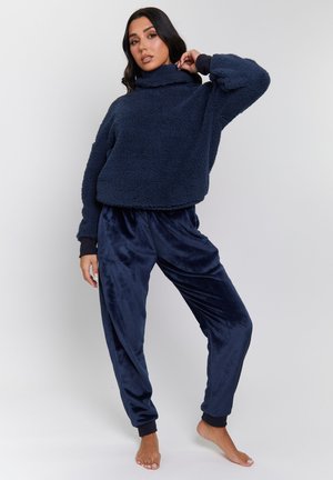 LOUNGEABLE BORG JOGGER SET BORG SET - Pigiama - navy