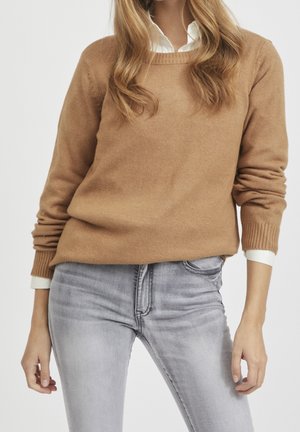 Trui - mottled brown