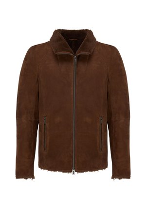 BASTIEN WINTER - Kožená bunda - camel