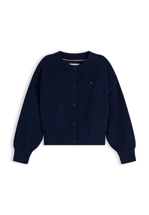 Tommy Hilfiger, POINTELLE - Cardigan - dark night navy