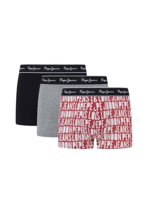 Pepe Jeans AO LOGO TK 3PACK - Calzoncillos bóxer cortos - winter red