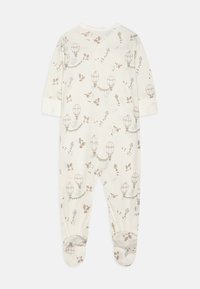 Lindex NEWBORN UNISEX - Strampler - light dusty white