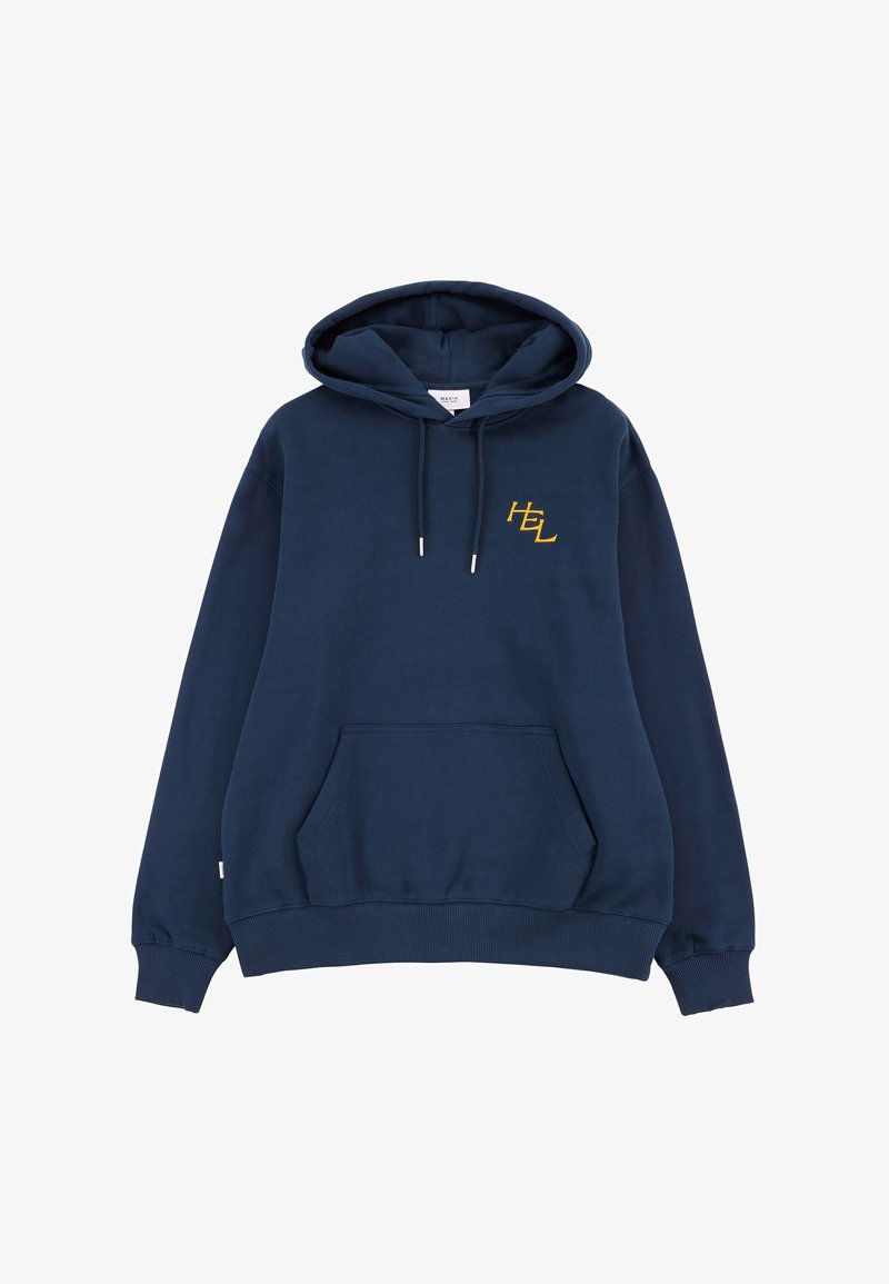 Makia HEL HOODED - Hoodie - carbon blue