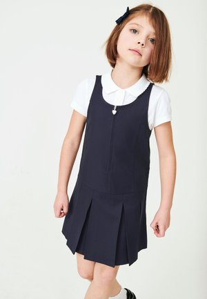 Next, ZIP FRONT PINAFORE - Hverdagskjole - blue