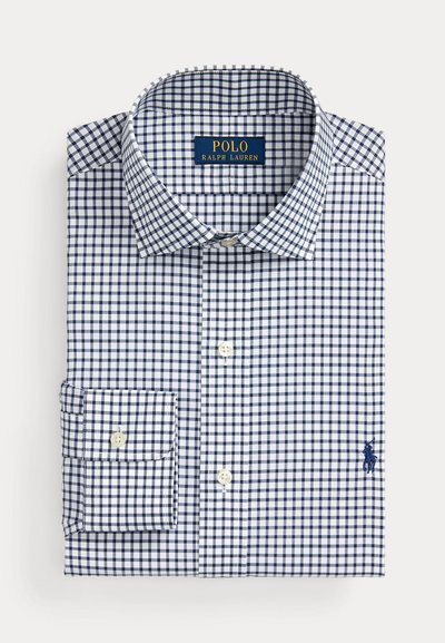 Polo Ralph Lauren CUSTOM FIT CHECKED POPLIN SHIRT - Chemise classique - navy/white
