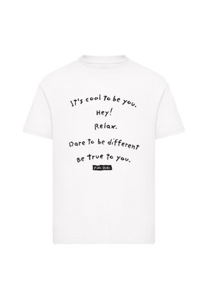 FIDO DIDO ITS COOL TO BE YOU - Print T-shirt - weiß